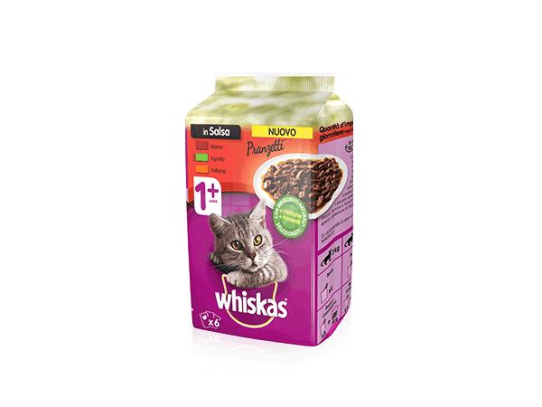 whiskas lunches beef gr.50x6